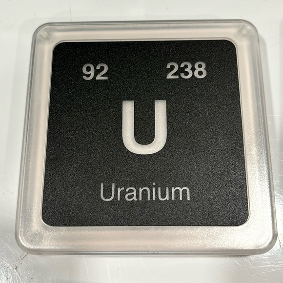 Toynk Radioactive Elements Periodic Table Glowing Light-Up Drink Coasters - Picture 7 of 8